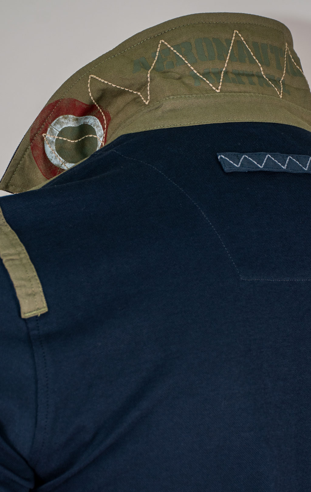 Футболка-поло AERONAUTICA MILITARE SS 25 m/TR blue navy (PO 1860) 