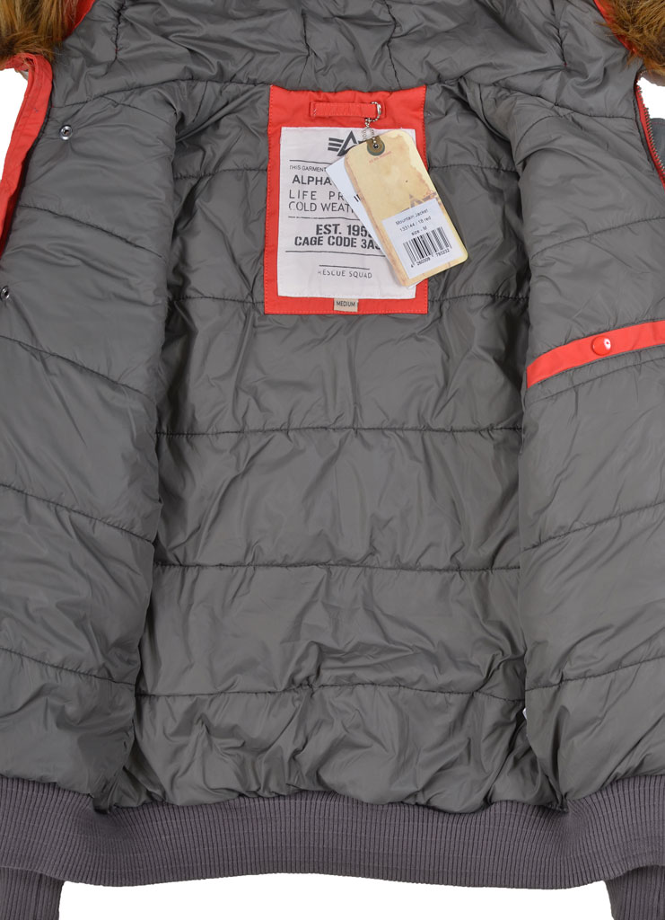 Куртка ALPHA INDUSTRIES MOUNTAIN JACKET red 