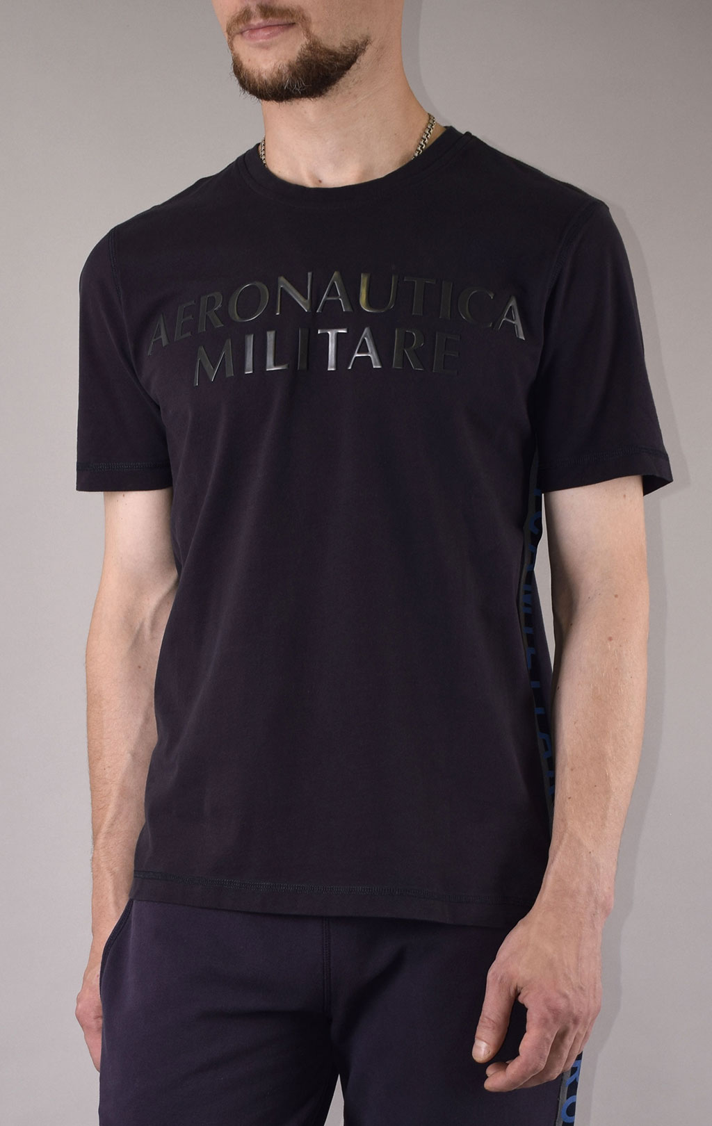 Футболка AERONAUTICA MILITARE FW 19/20 blue navy (TS 1643) 