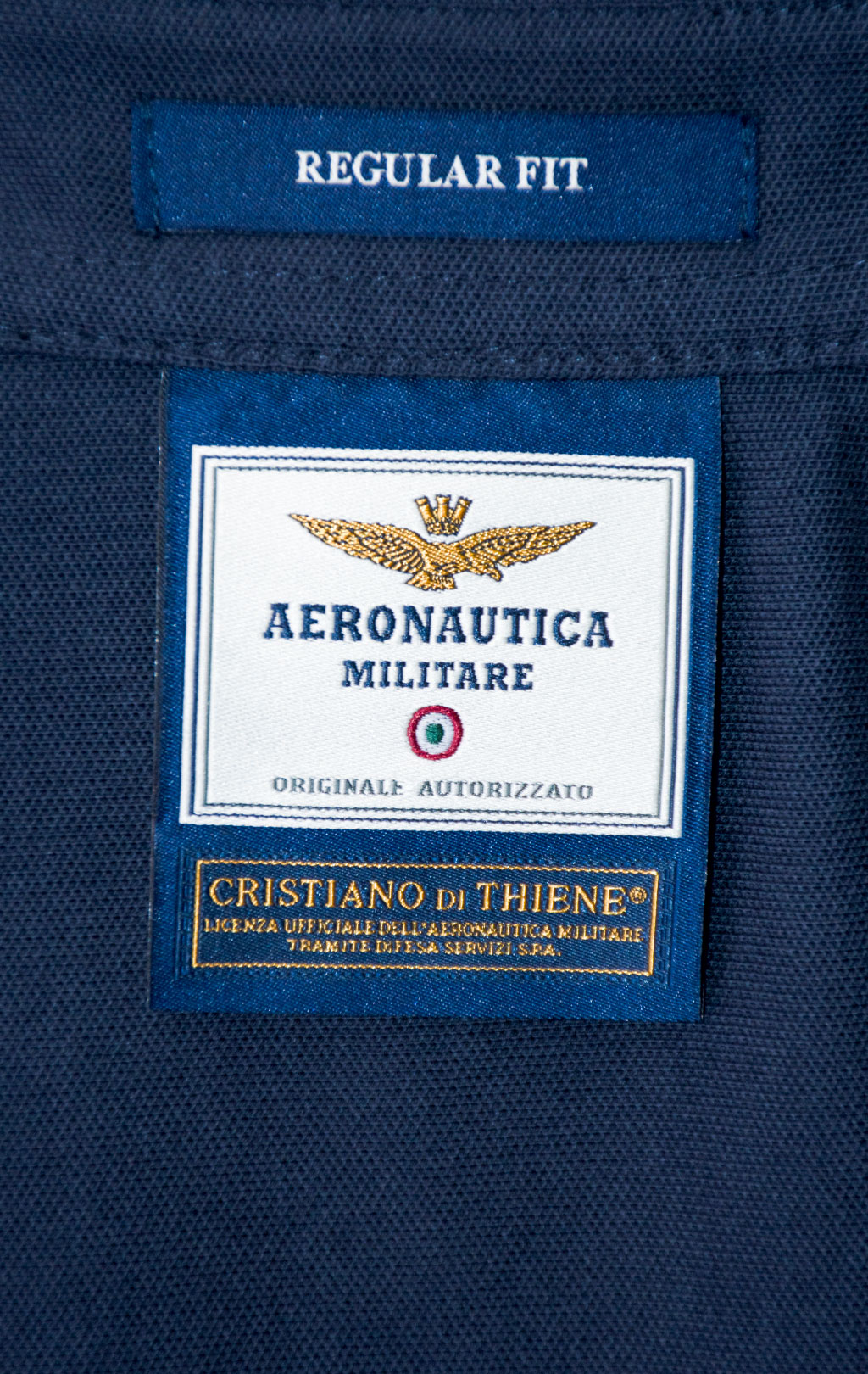 Рубашка трикотажная AERONAUTICA MILITARE FW 26/27/BD blue navy (CA 1313) 