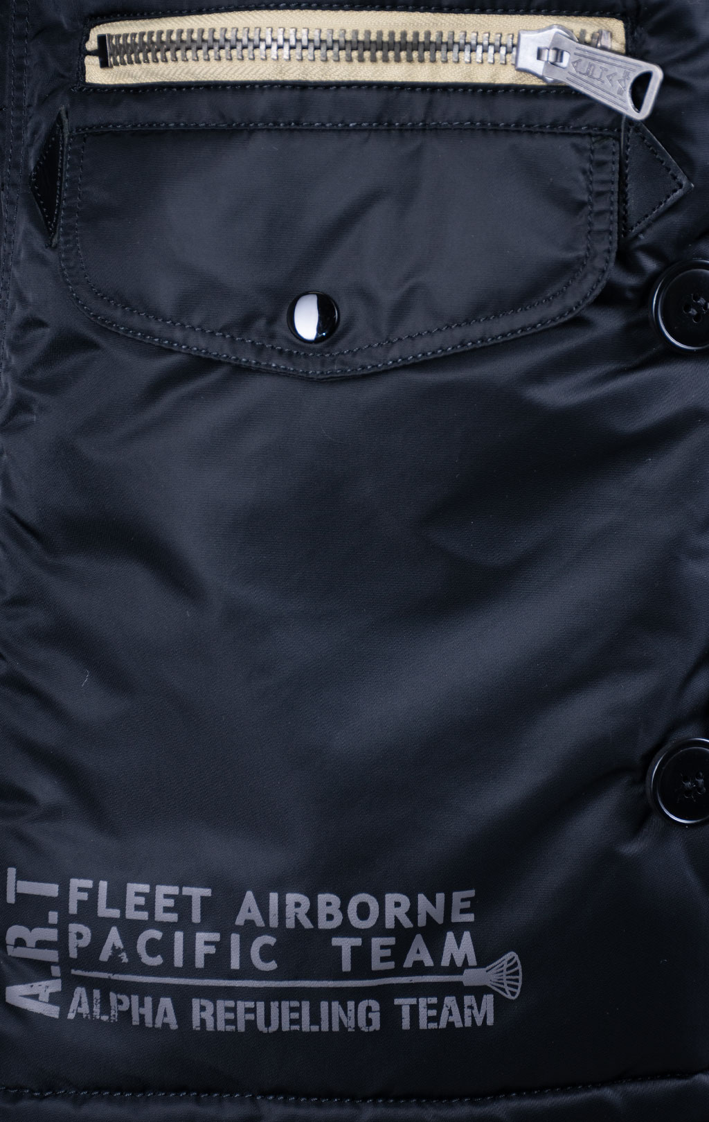 Аляска ALPHA INDUSTRIES N-3B ART VF натур. мех black 