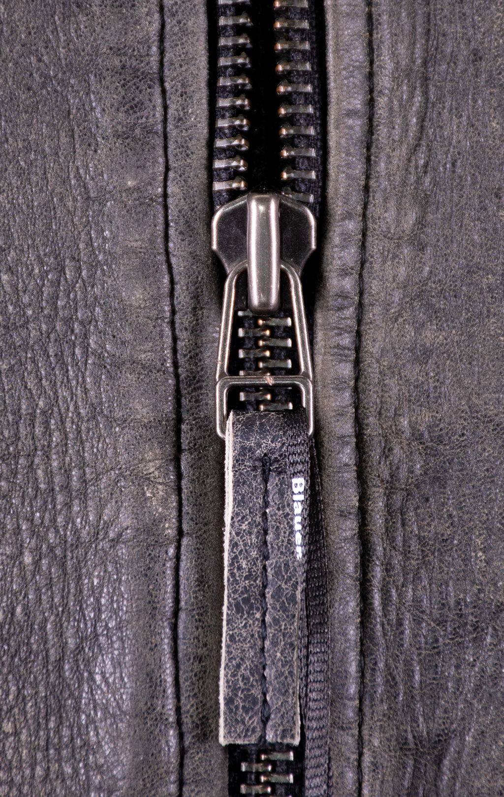 Куртка-пилот BLAUER ALLEN кожа FW 25/26 black washed (L02312) 