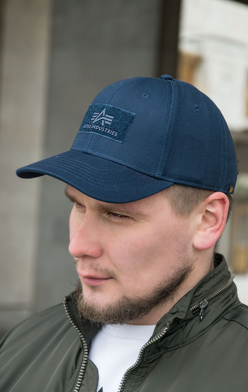 Бейсболка ALPHA INDUSTRIES VELCRO CAP rep. blue 