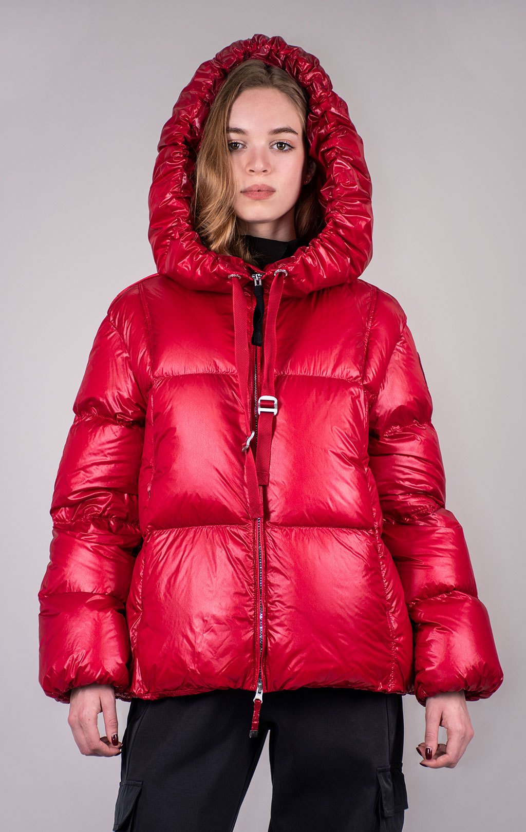 Женская куртка-пуховик PARAJUMPERS WATER FLOWER FW 24/25 cerise 
