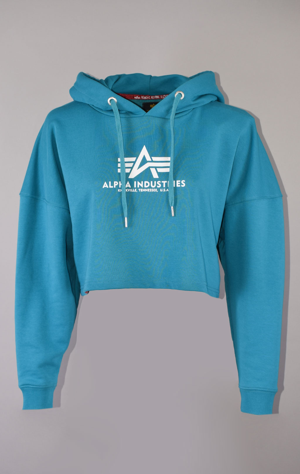 Женская толстовка ALPHA INDUSTRIES BASIC HOODY COS blue lagoon 