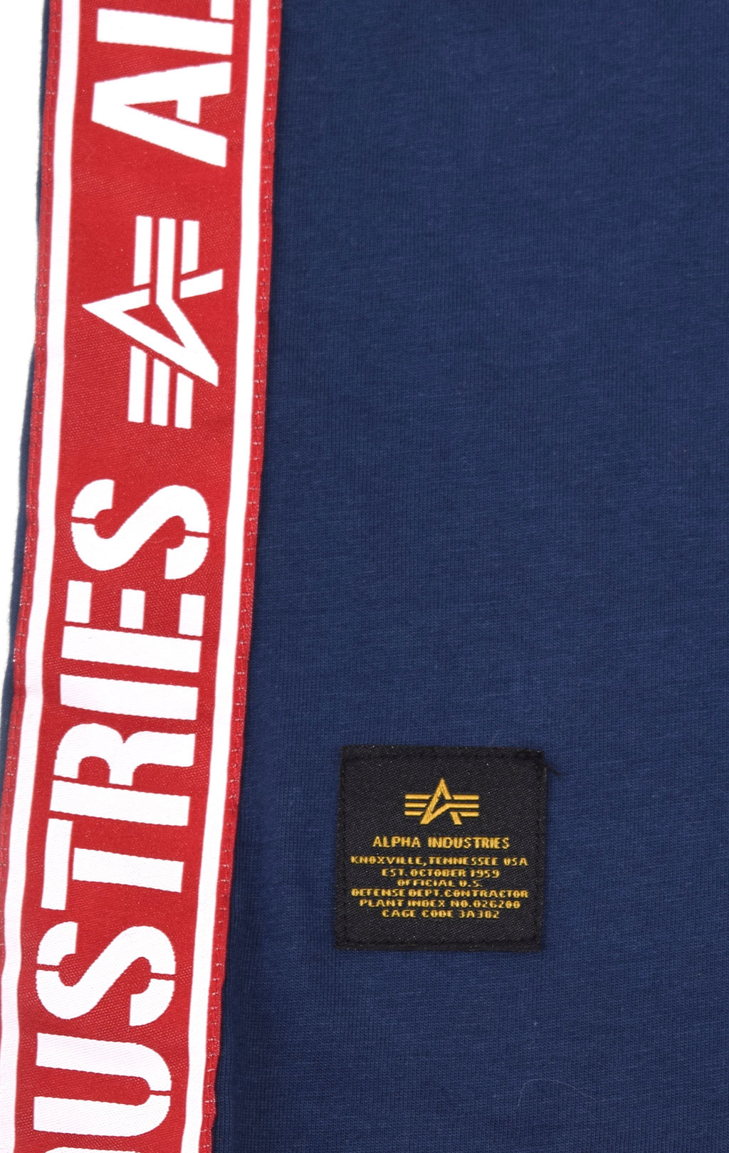 Футболка ALPHA INDUSTRIES AL TYPE T new navy/red 