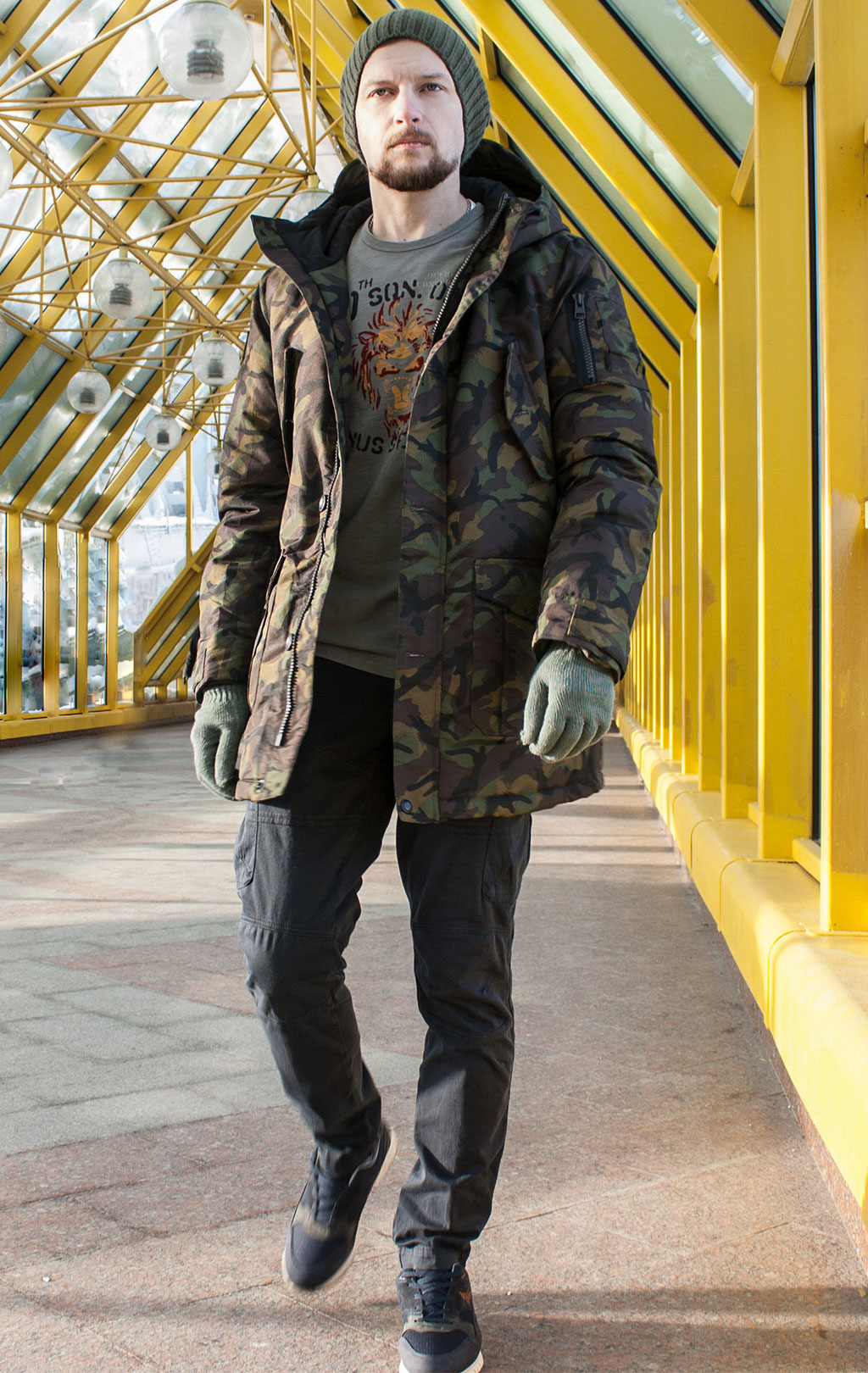 Куртка AERONAUTICA MILITARE camouflage (AB 1585) 