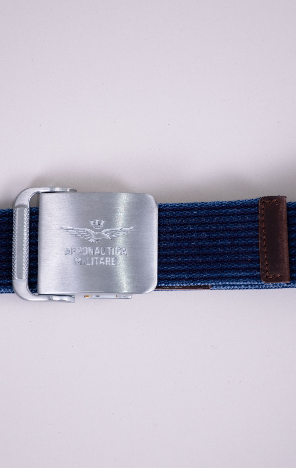 Ремень текстиль/кожа AERONAUTICA MILITARE FW 26/27/IT blue navy (CI 0319) 
