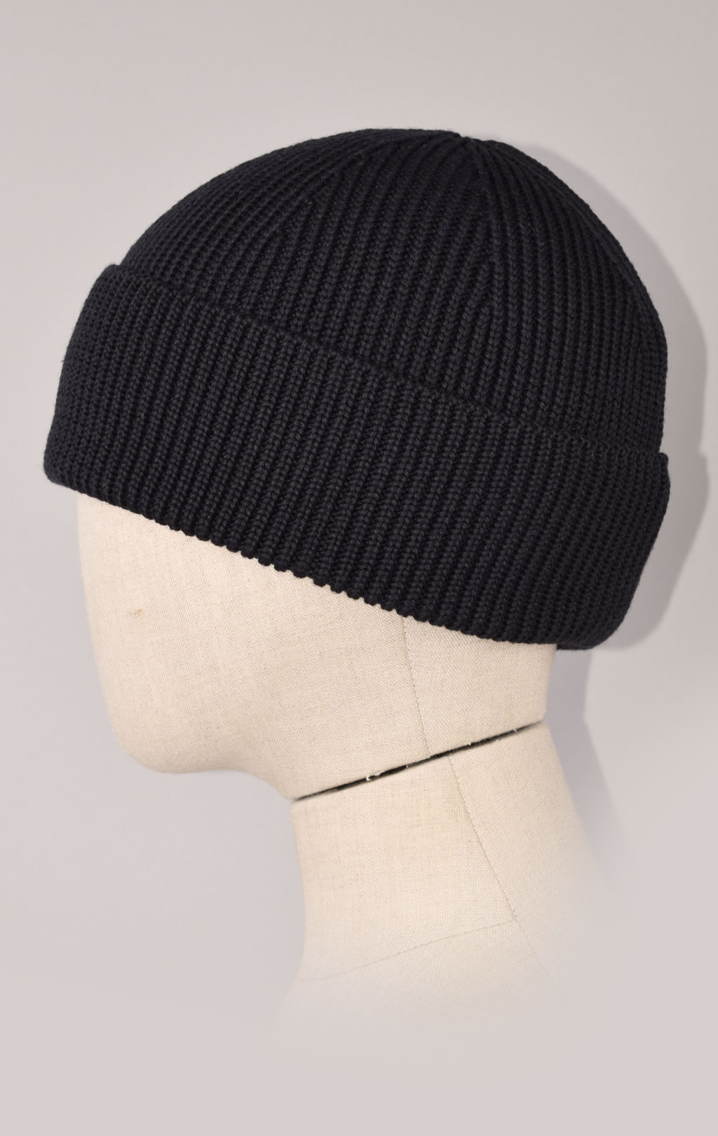 Шапка вязаная PARAJUMPERS PLAIN BEANIE FW 23/24 blue graphite 