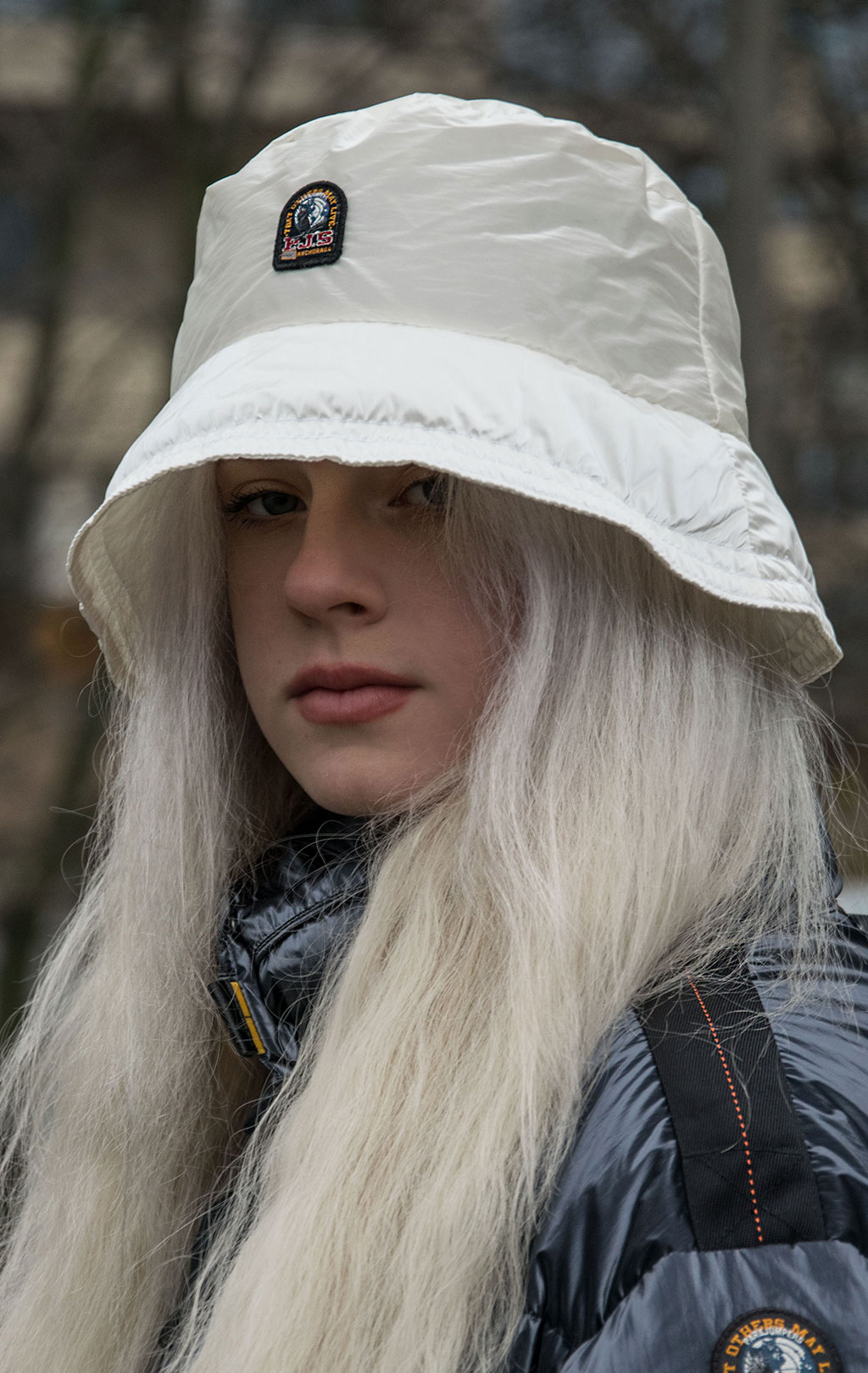 Женская панама PARAJUMPERS BUCKET HAT FW 21/22 off white 