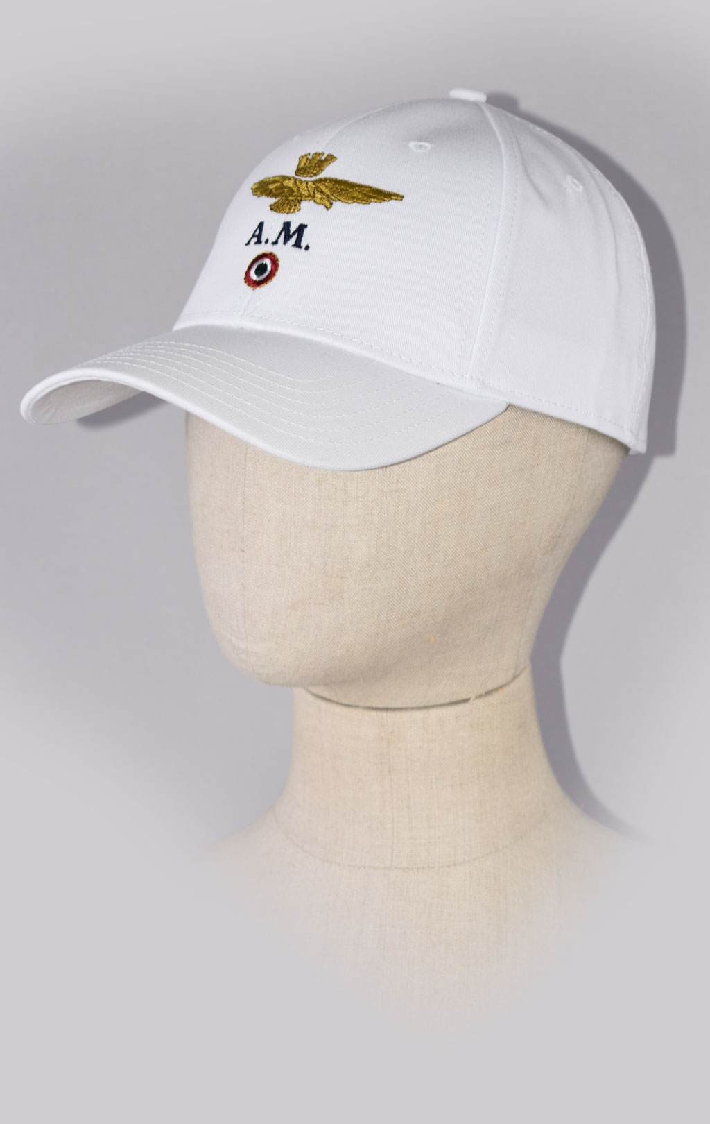 Бейсболка AERONAUTICA MILITARE SS 22/CN off white (HA 1100)