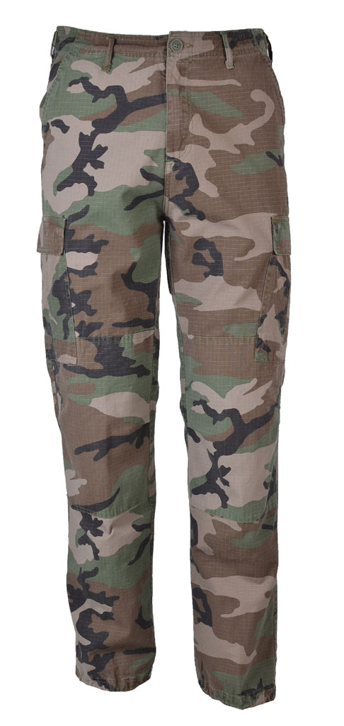 Брюки-карго FOSTEX BDU Rip-Stop Stone Washed camo woodland Брюки-карго FOSTEX BDU Rip-Stop Stone Washed camo woodland