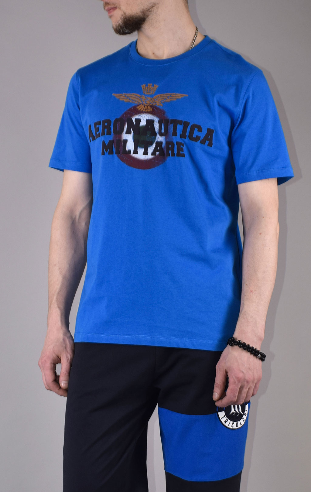 Футболка AERONAUTICA MILITARE SS 20/PT bluette (TS 1617)