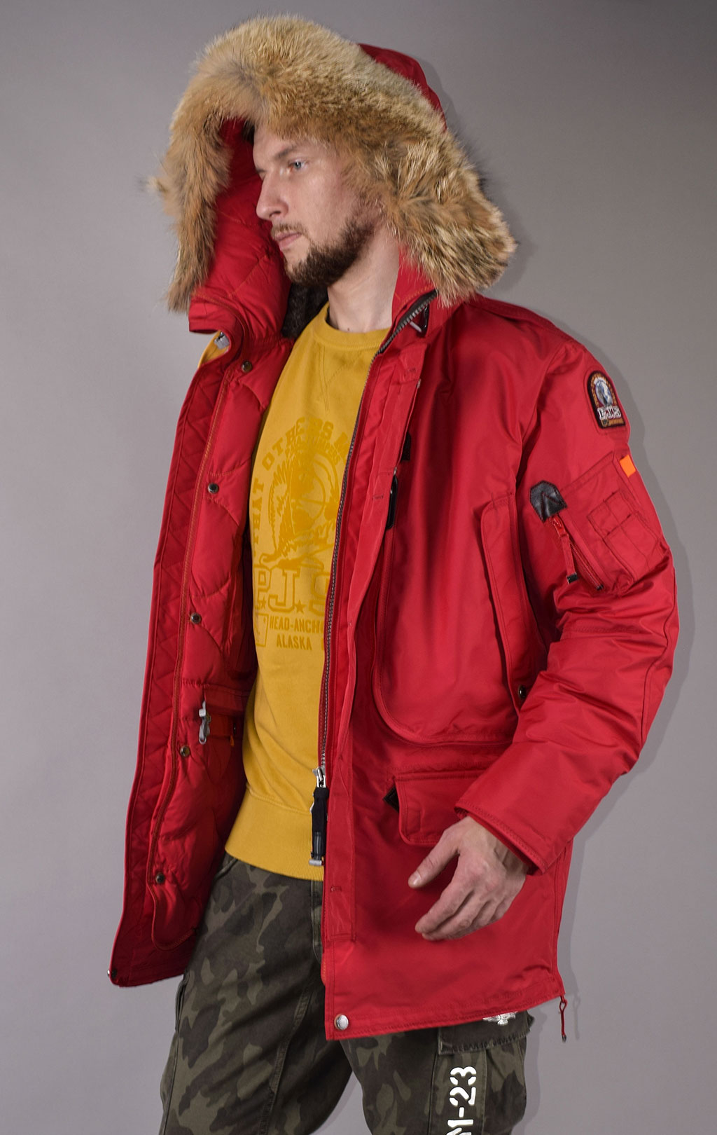 Аляска-пуховик PARAJUMPERS KODIAK FW 19/20 scarlet 