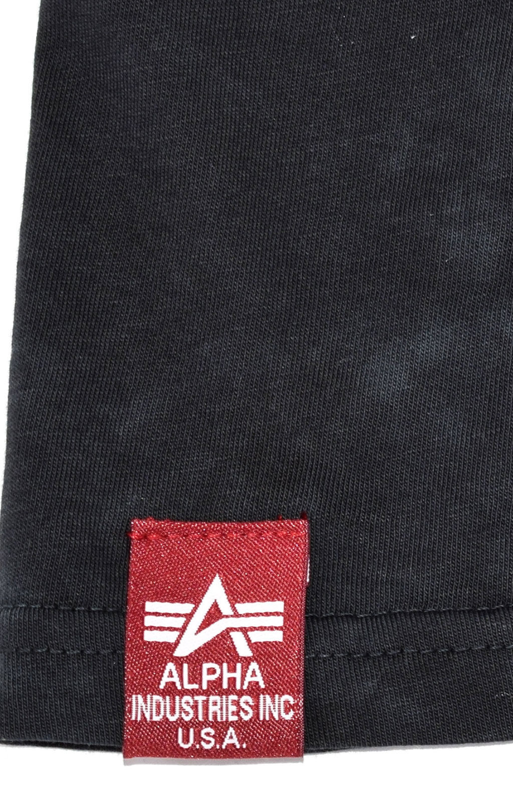 Футболка ALPHA INDUSTRIES BASIC T BATIK grey black 