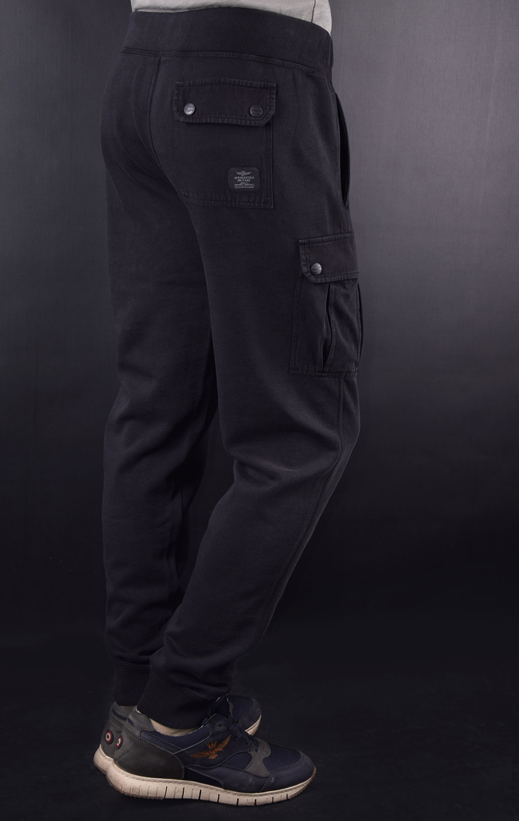 Брюки спортивные AERONAUTICA MILITARE jet black (PF 707) 