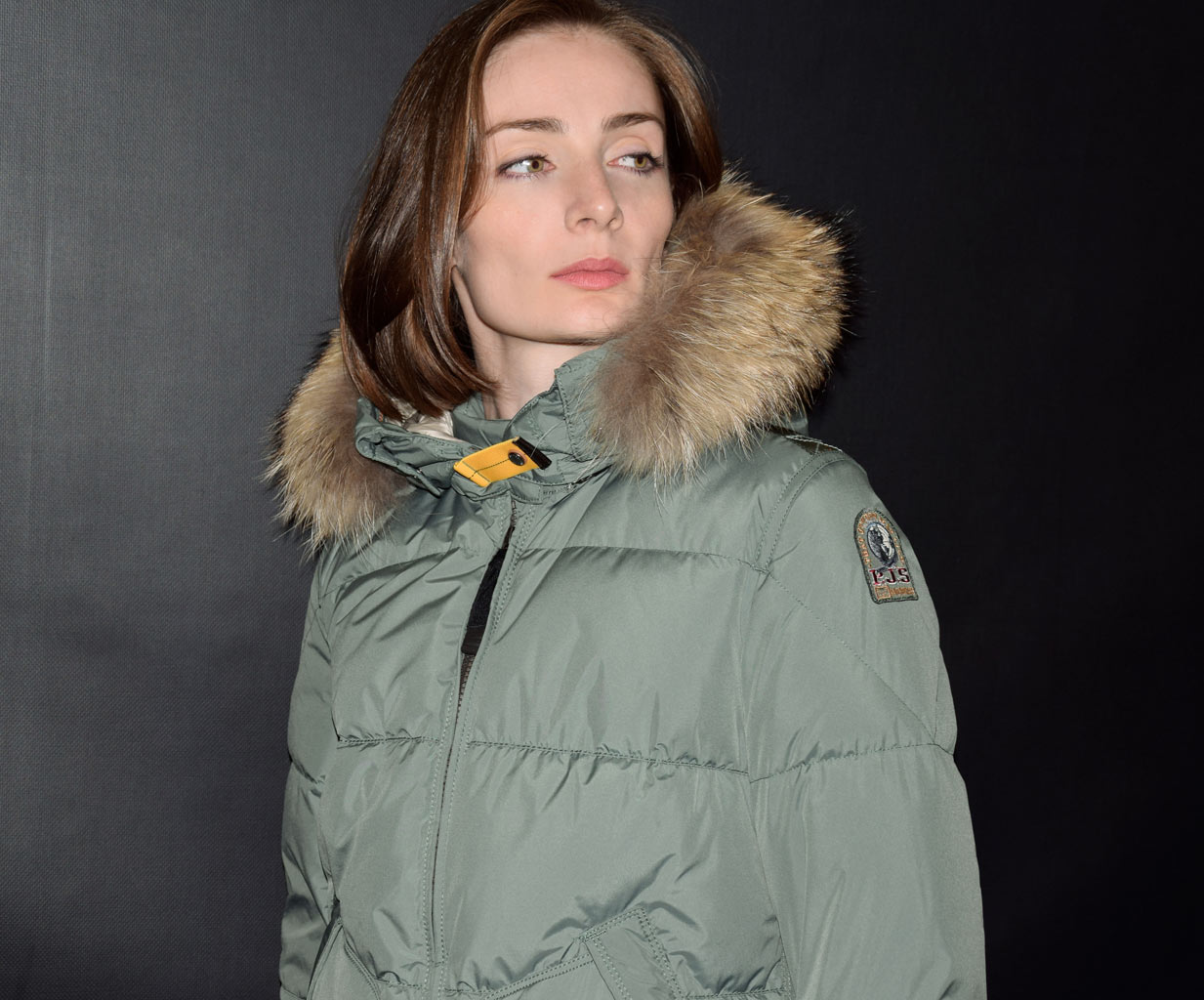 Женское пальто пуховое PARAJUMPERS LIGHT LONG BEAR hedge green 