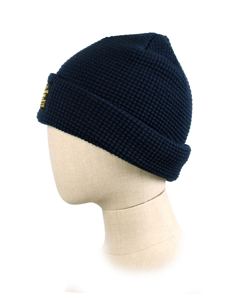 Шапка вязаная AERONAUTICA MILITARE blue navy (HA 949)