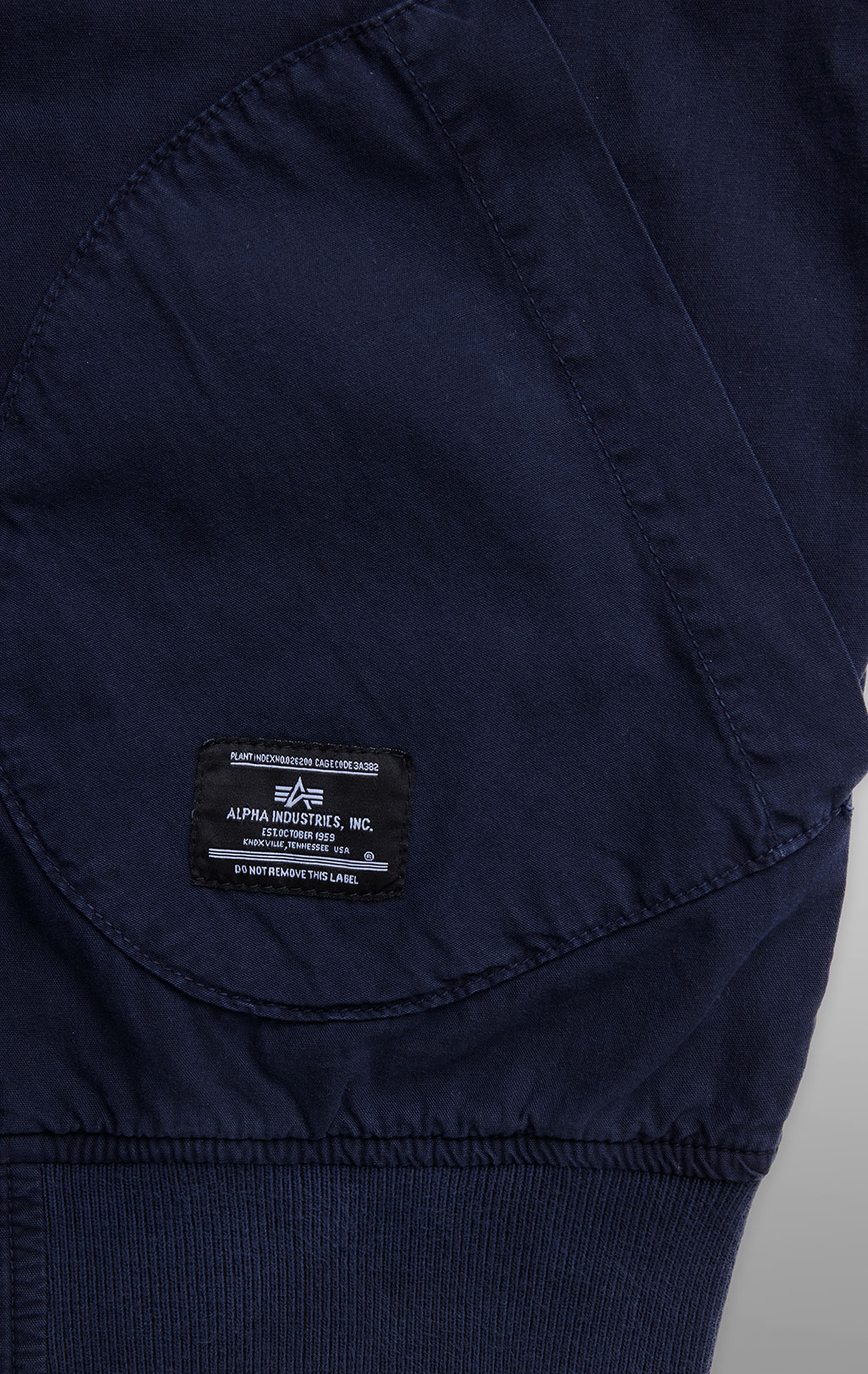 Ветровка ALPHA INDUSTRIES US NAVY DECK HOOKED MOD JACKET SS 24 m replica blue 