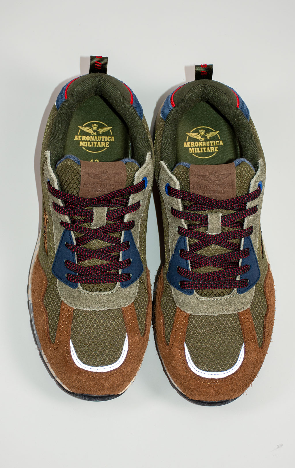 Кроссовки AERONAUTICA MILITARE FW 25/26/CN multicolor verde (SC 0276) 