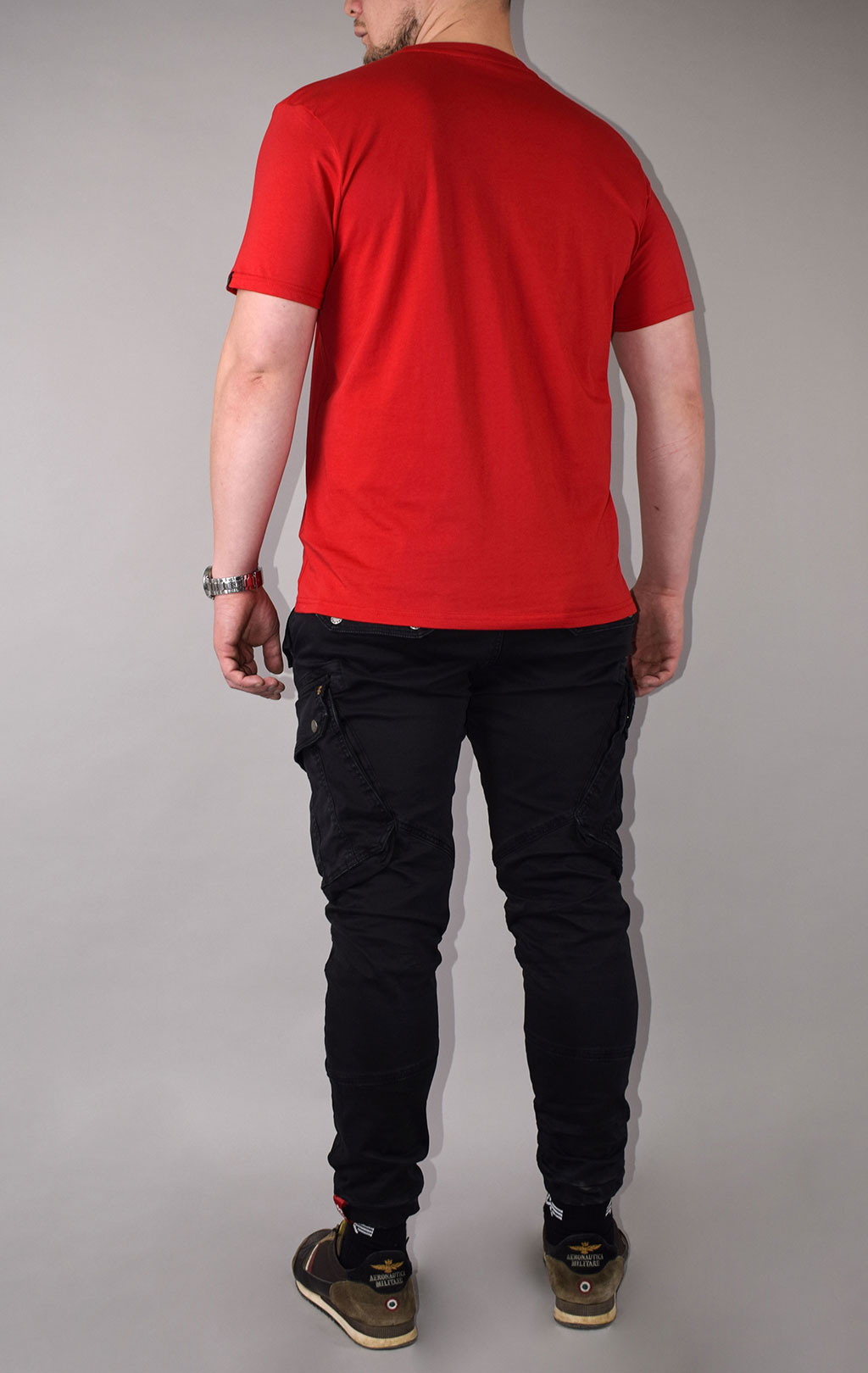 Футболка ALPHA INDUSTRIES NASA MISSION TO MARS T speed red 