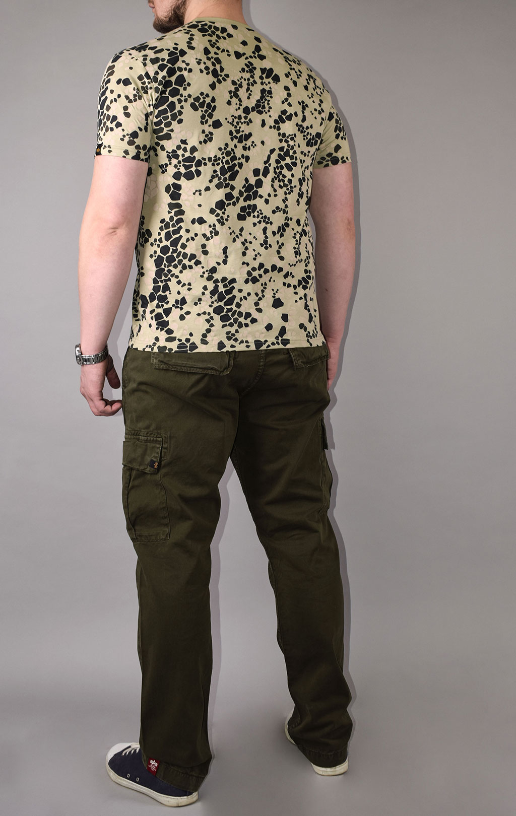 Футболка ALPHA INDUSTRIES SPECIAL FORCES T green/stone 