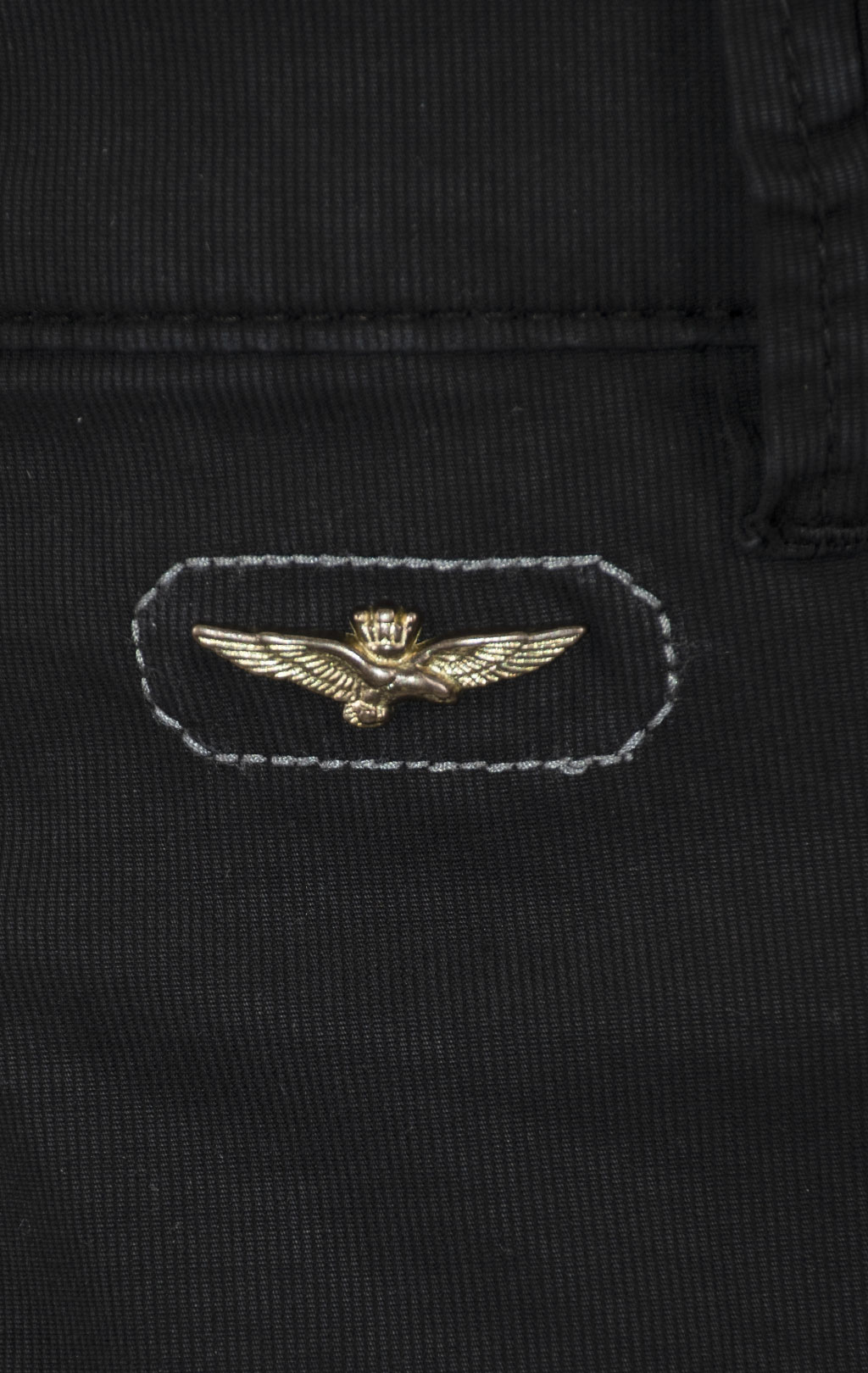 Брюки-карго AERONAUTICA MILITARE SS 25 m/AL black washed (PA 1329) 