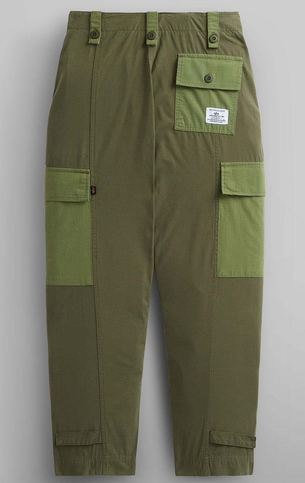 Женские брюки-карго ALPHA INDUSTRIES LIGHTWEIGHT TROUSERS SS 24 m OG-107 green 