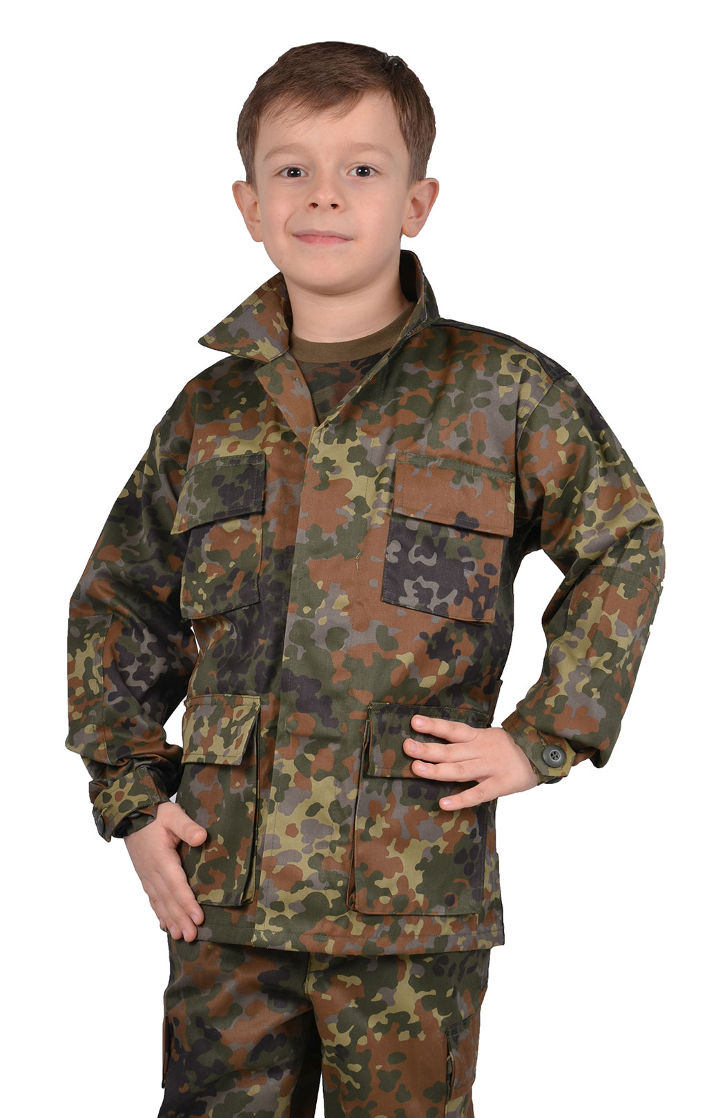 Детский китель полевой BDU flecktarn 