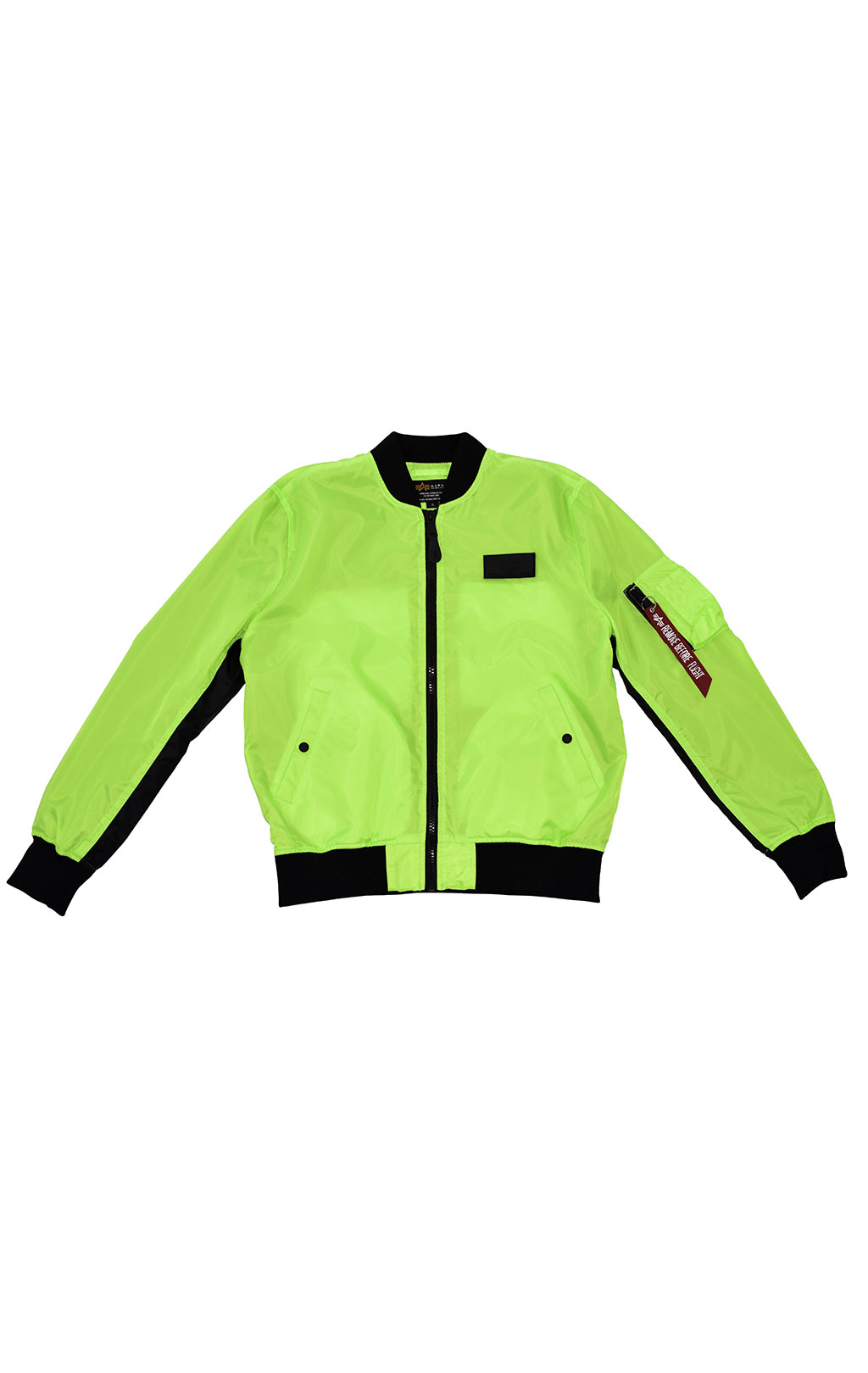 Бомбер ALPHA INDUSTRIES NEON MA-1 neon green 