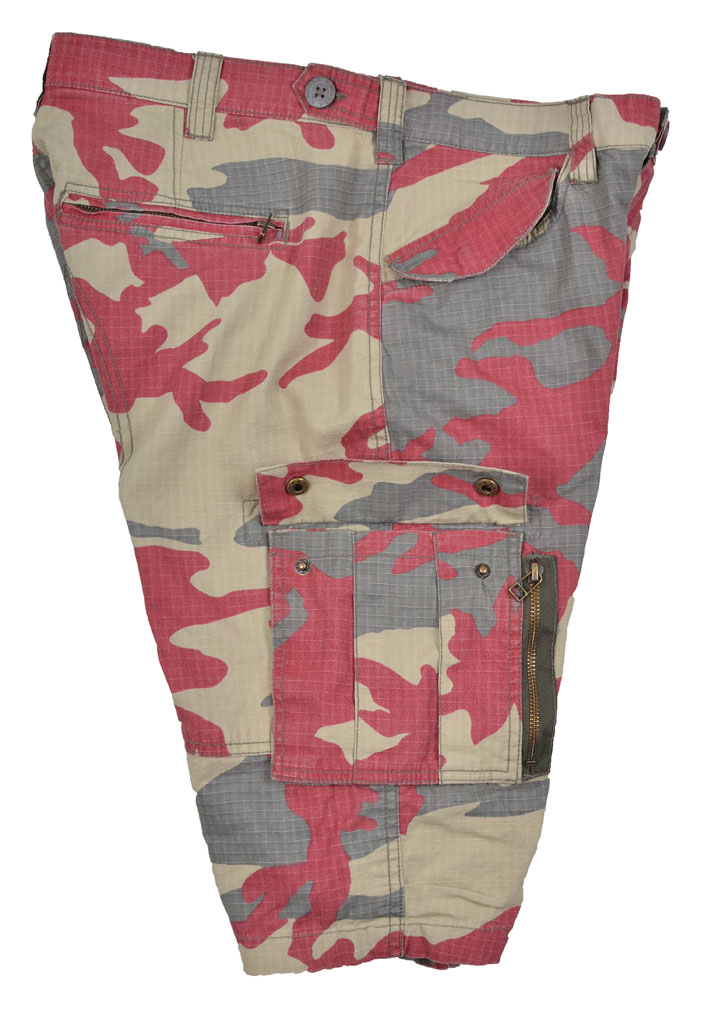 Шорты ALPHA INDUSTRIES PATROL olive/red camo 