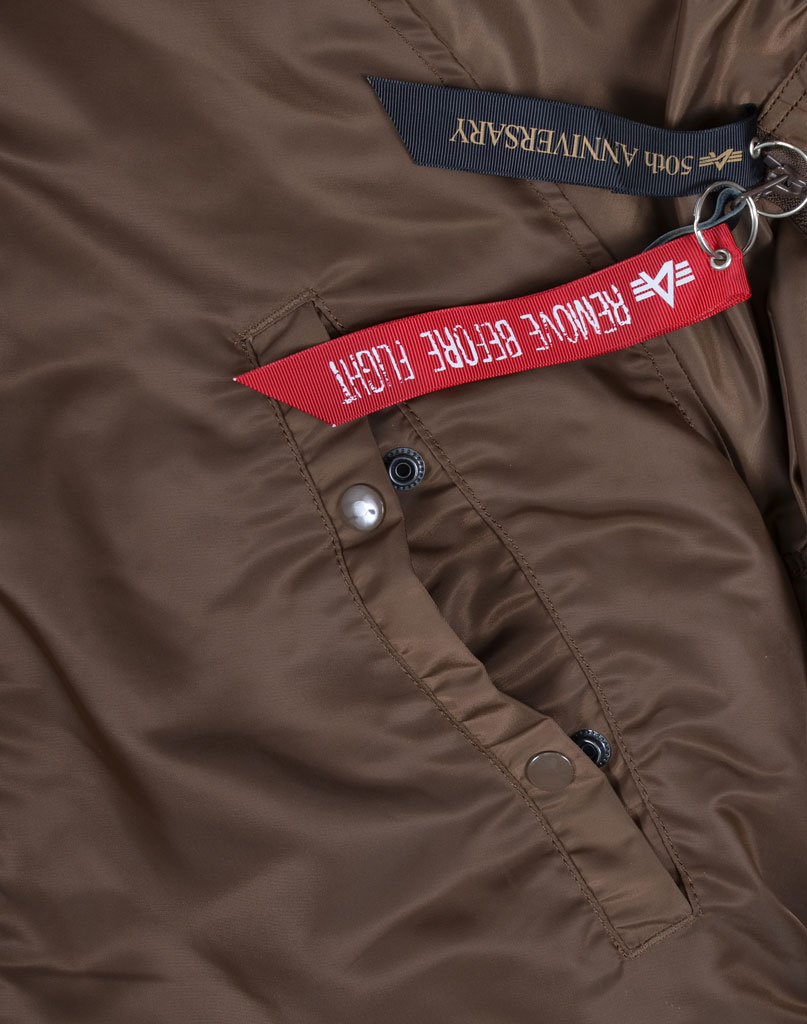 Аляска ALPHA INDUSTRIES CLASSIC N-3B brown 