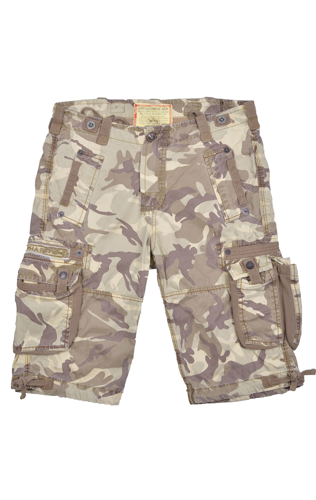 Шорты ALPHA INDUSTRIES TERMINAL C camo desert 