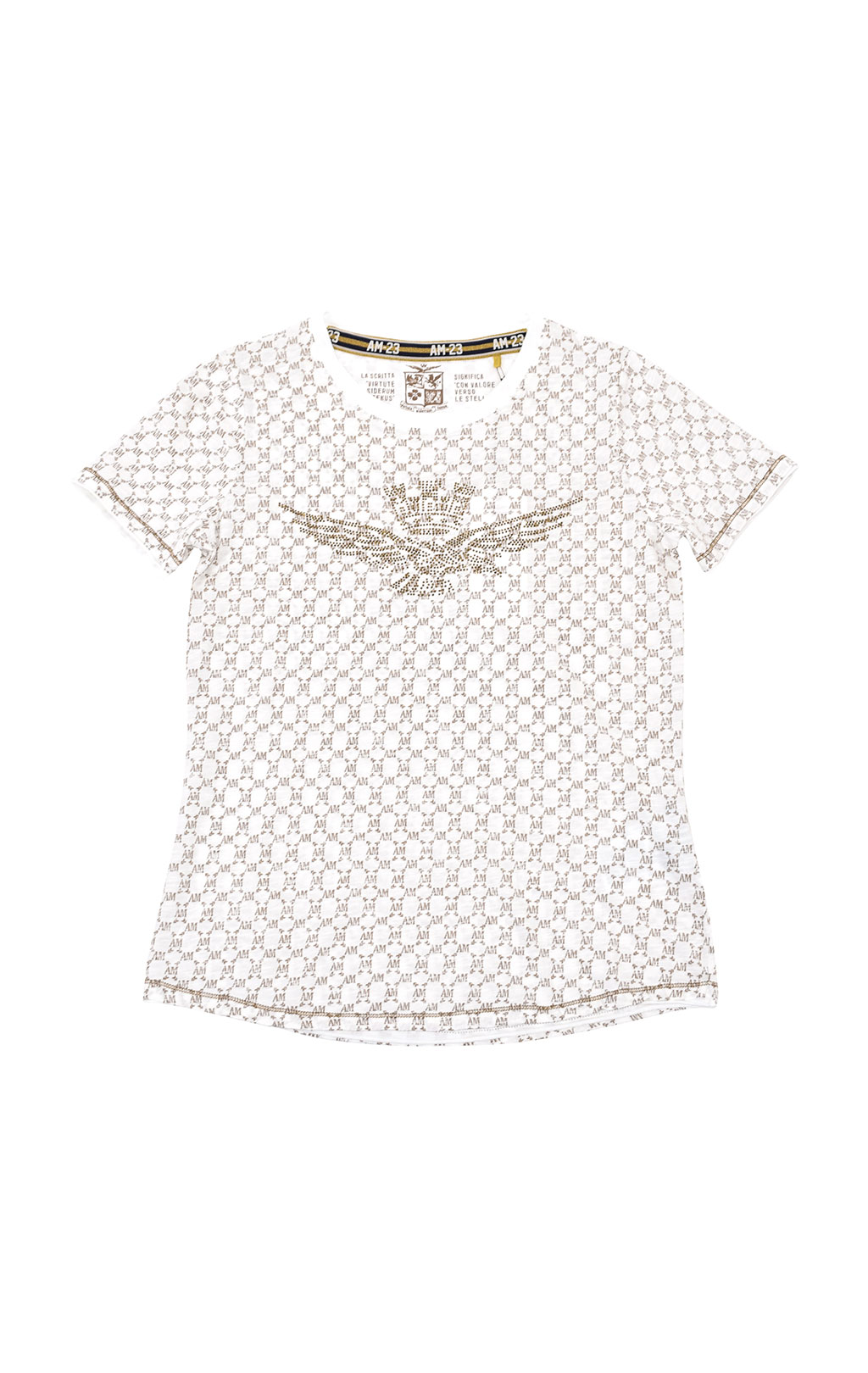 Женская футболка AERONAUTICA MILITARE SS 20/PT bianco (TS 1741) 