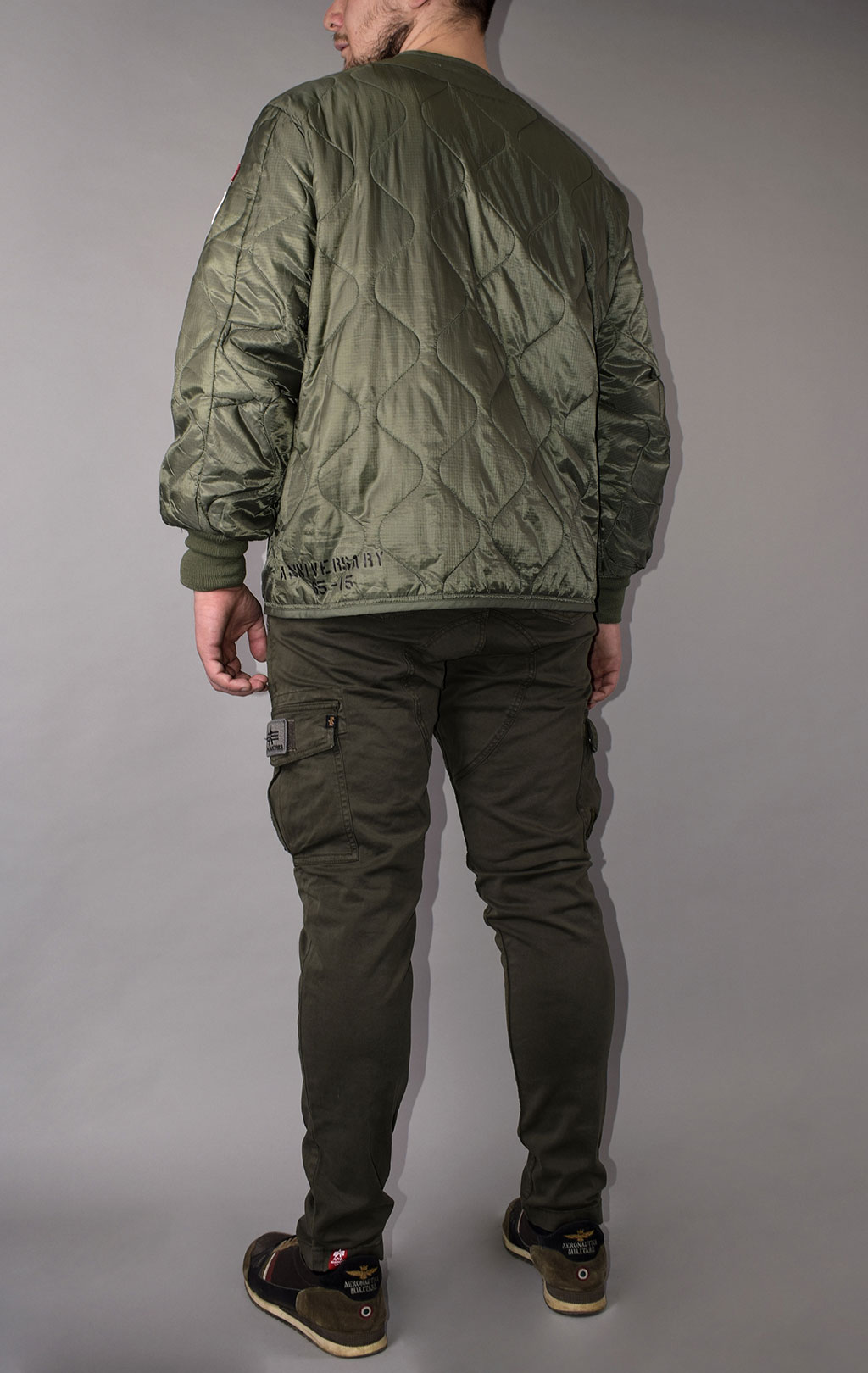 Подстежка ALPHA INDUSTRIES 50th ANNIVERSARY M-65 с карманами и манжетами olive 