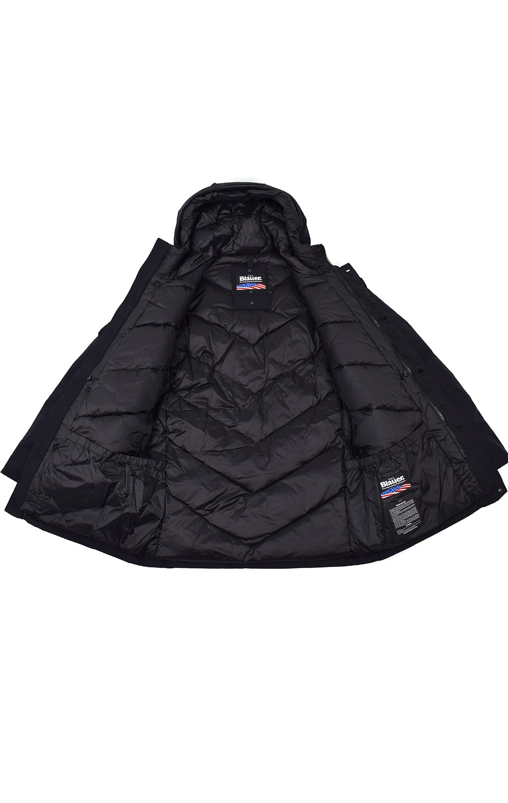 Куртка-аляска пуховая BLAUER RAINCOAT LONG FW 19/20 black (005565) 