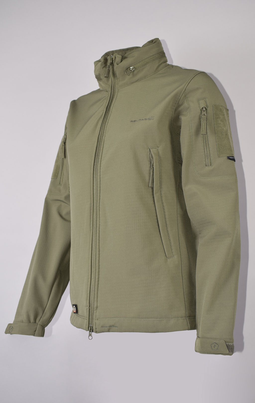 Женская куртка тактическая softshell Pentagon мембрана ARTAXES Soft Shell olive 06 08011w 