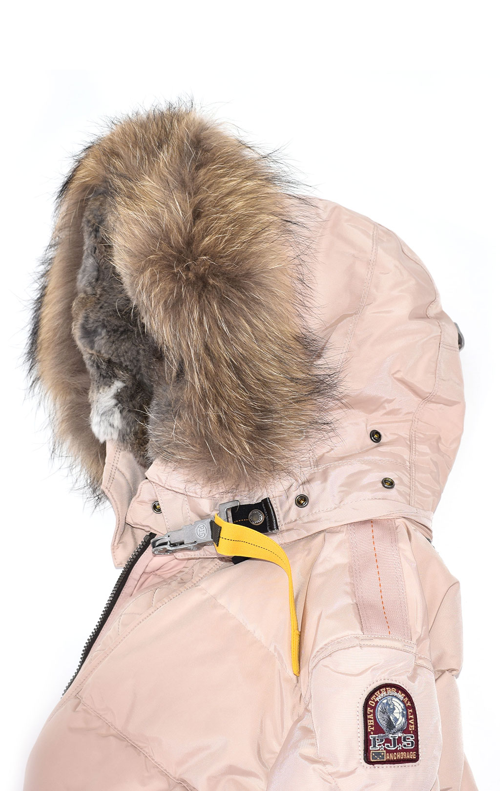 Женская куртка-пуховик PARAJUMPERS LONG BEAR FW 19/20 powder pink 