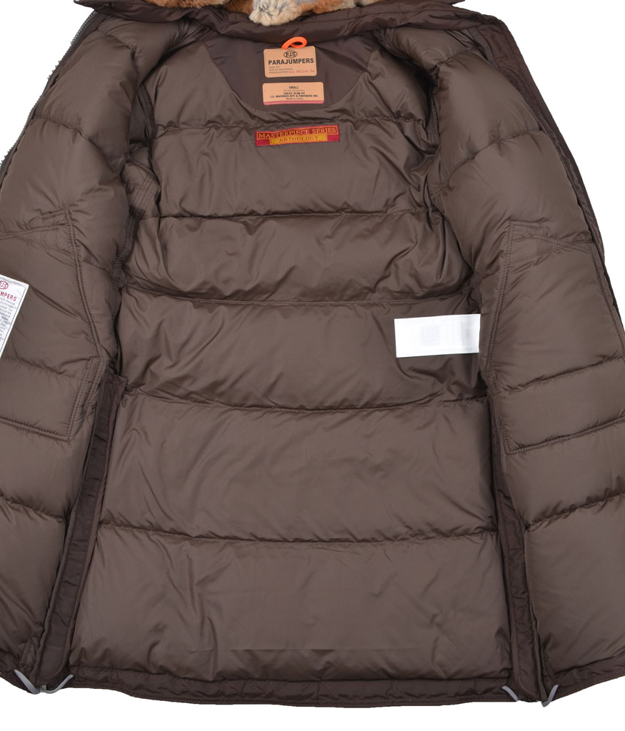 Женская куртка-пуховик PARAJUMPERS LONG BEAR brown 