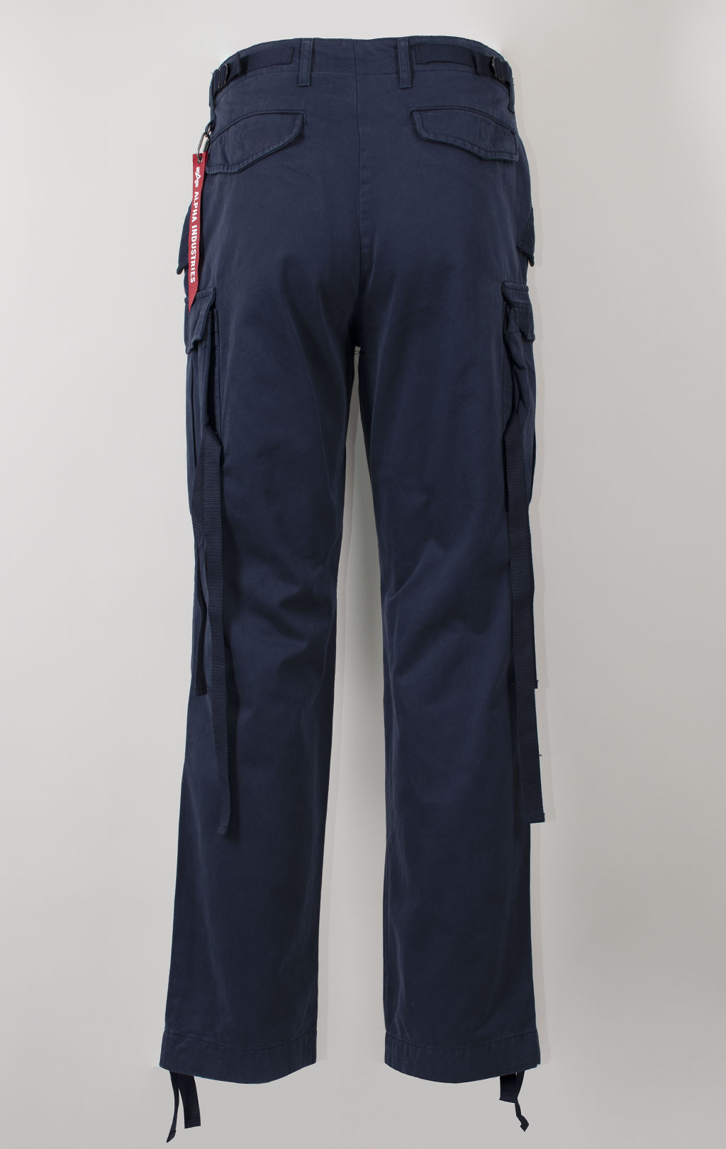 Брюки-карго парашюты ALPHA INDUSTRIES M-65 PANT плотные FW 24/25 replica blue 