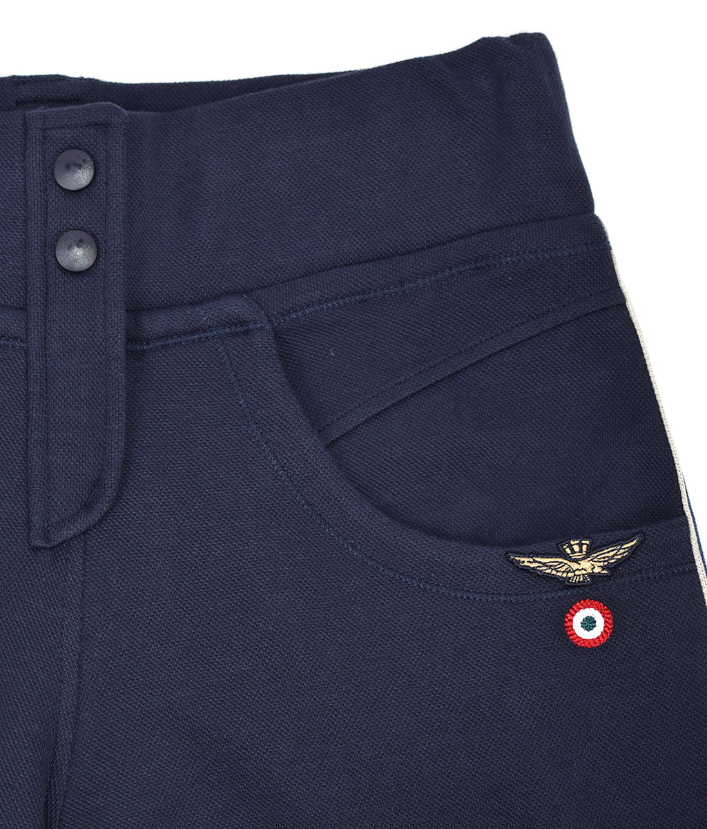 Женские брюки спортивные AERONAUTICA MILITARE SS19 blue navy (PF 726) 