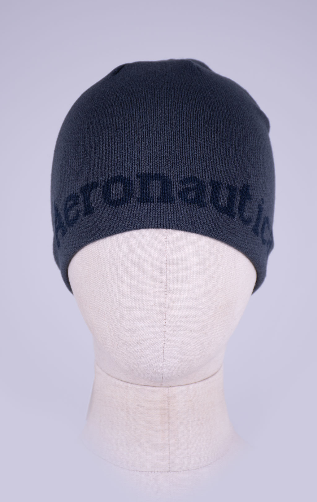 Шапка вязаная AERONAUTICA MILITARE FW 26/27/CN shark (CU 0093) 
