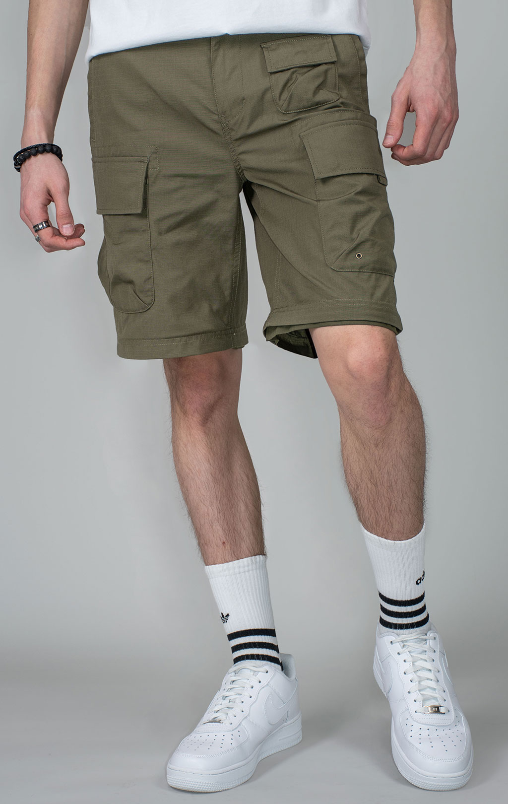 Брюки-шорты ALPHA INDUSTRIES CONVERTIBLE CARGO PANT SS 24 m OG-107 green 