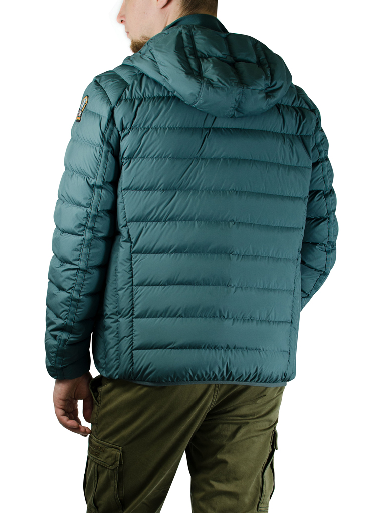 Куртка-пуховик лёгкая PARAJUMPERS LAST MINUTE teal 