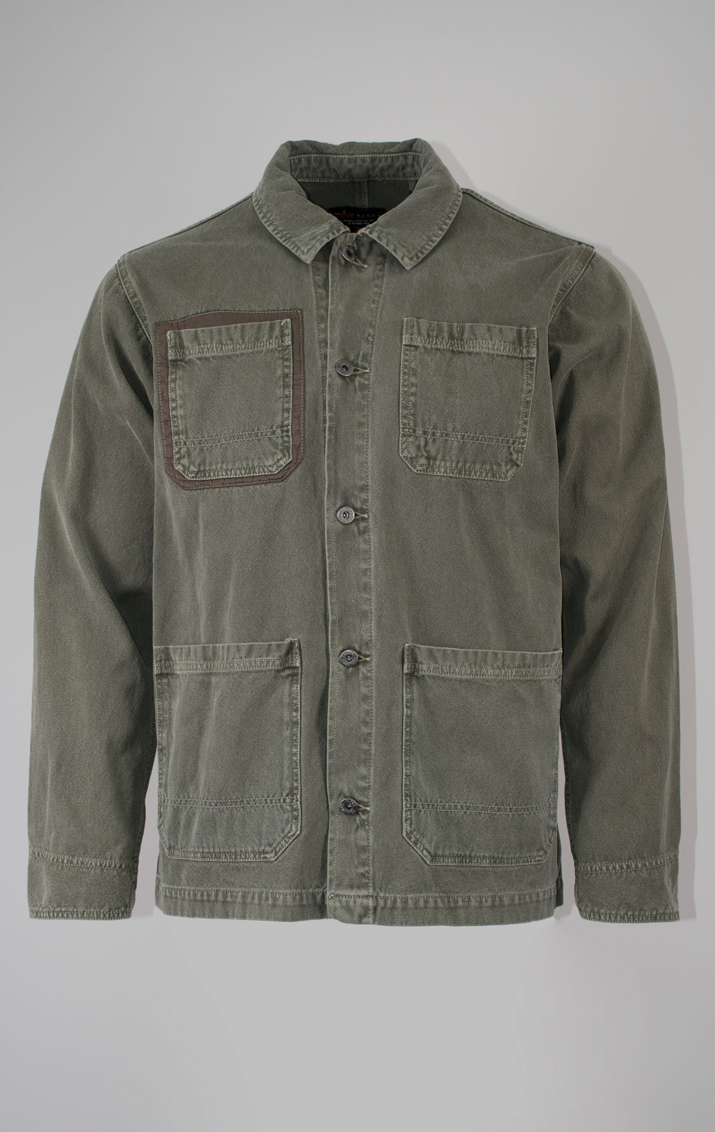 Ветровка ALPHA INDUSTRIES CTN CHORE COAT SS 25 m OG-107 green 