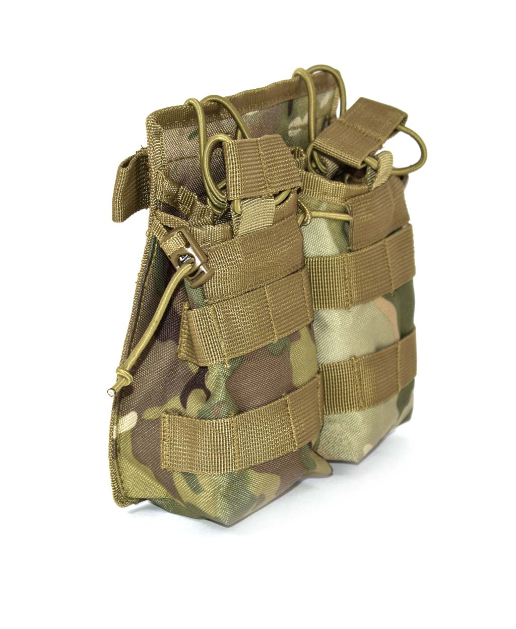 Подсумок магазинный Mil-Tec Open Top double multicam 