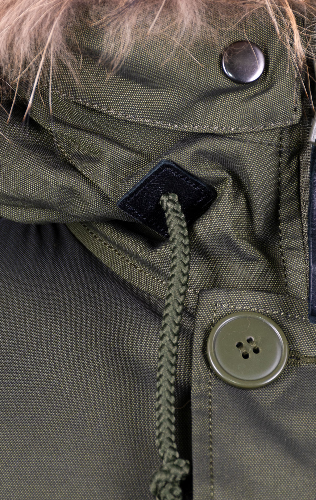 Женская аляска ALPHA INDUSTRIES POLAR натур. мех dark green 