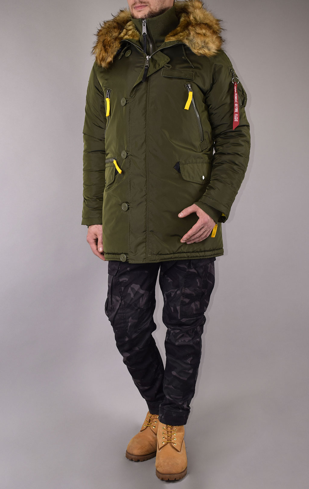 Аляска ALPHA INDUSTRIES PPS N-3B dark green 