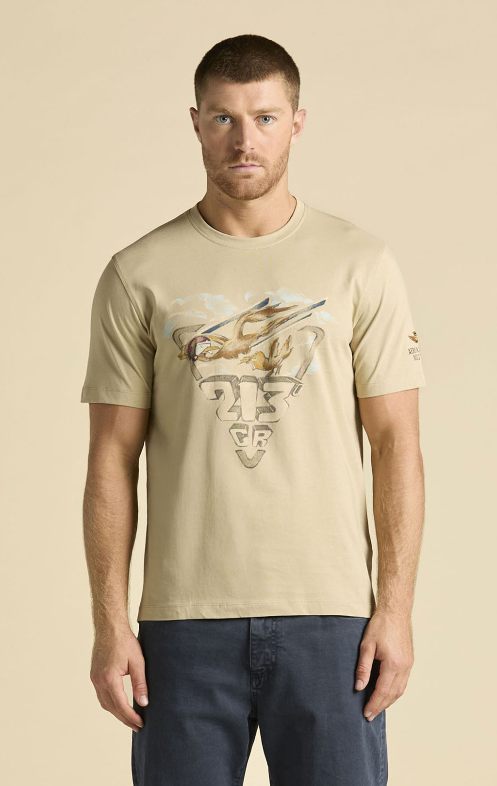 Футболка AERONAUTICA MILITARE FW 26/27/BD hazelnut (TS 2578) 