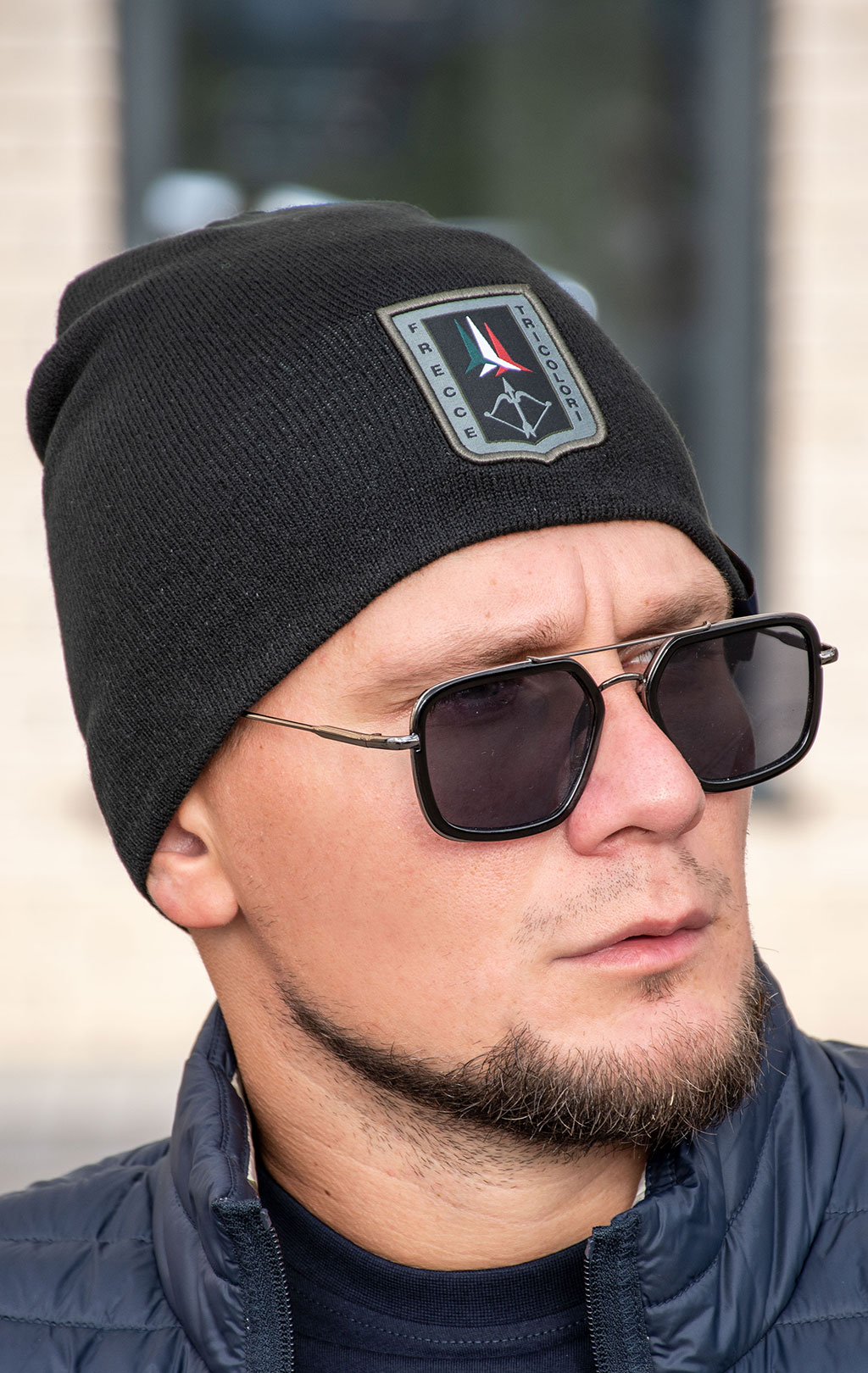 Шапка вязаная AERONAUTICA MILITARE FW 24/25/CN jet black (CU 036) 